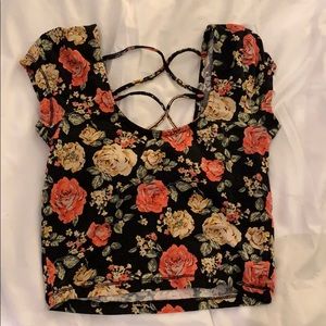 Floral crop top